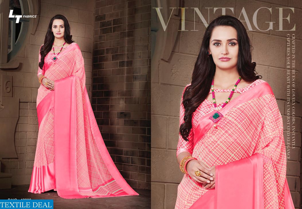 LT Glitz Wholesale Satin border Ethnic Saree